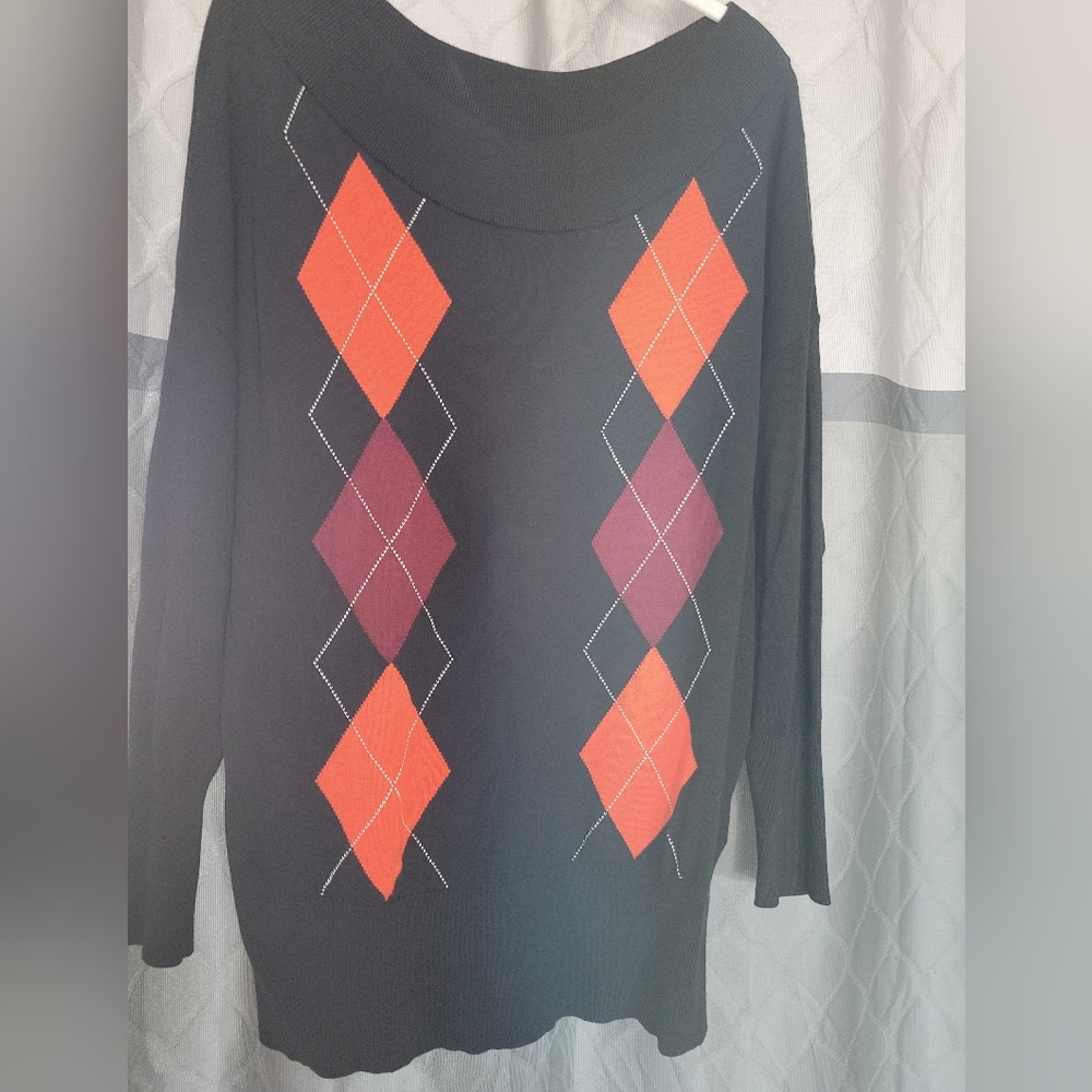 Express Argyle Sweater